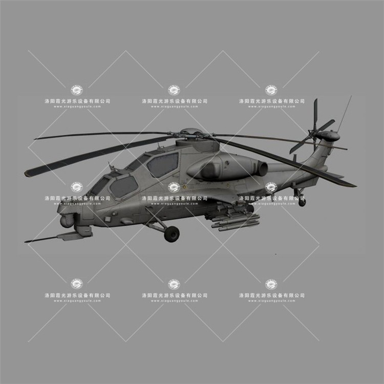 铜仁武装直升机3D模型